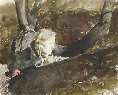 Andrew Wyeth Helga On Paper — Adelson Galleries