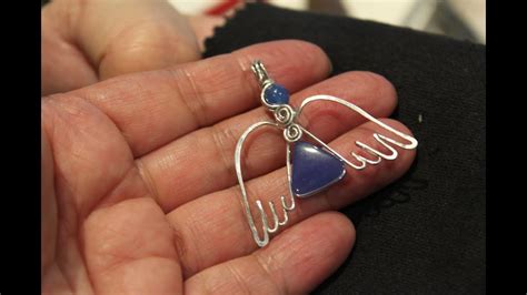 Diy Angel Pendant How To Make A Silver Wire Wrapped