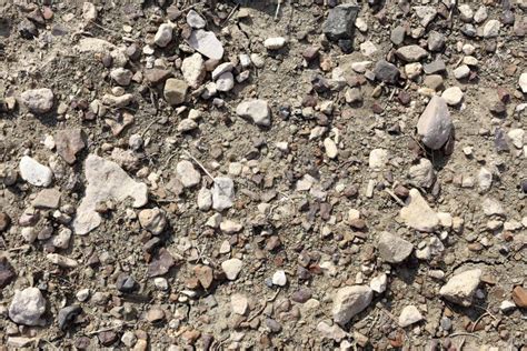 Texture Of Small Stones On Dried Soil Stock Image Image Of Failure