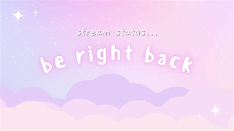 Pink Clouds Animated Twitch Screens Stream Starting Soon Etsy Uk