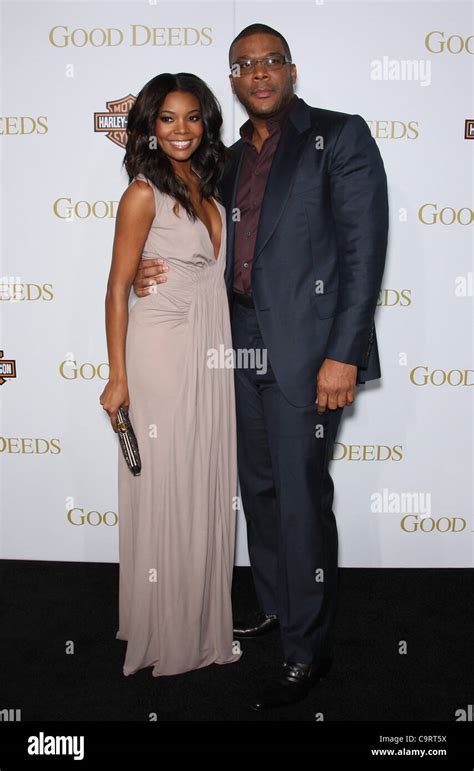 Gabrielle Union And Tyler Perry Tyler Perrys Good Deeds World Premiere