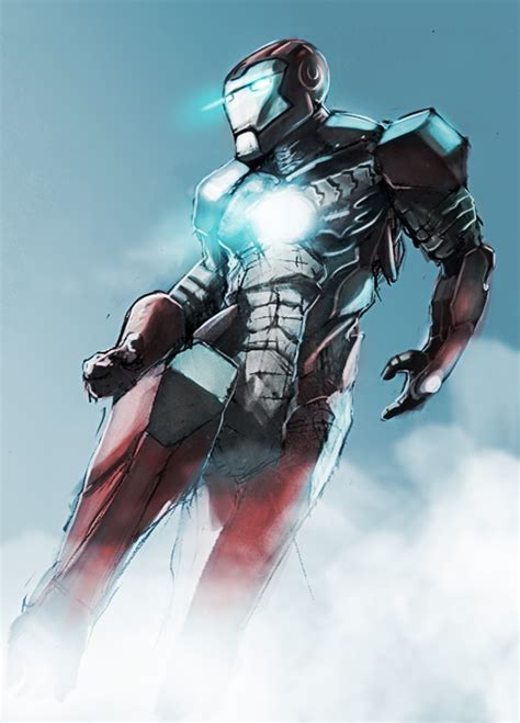 Iron Man Color Draft By Helioart On Deviantart