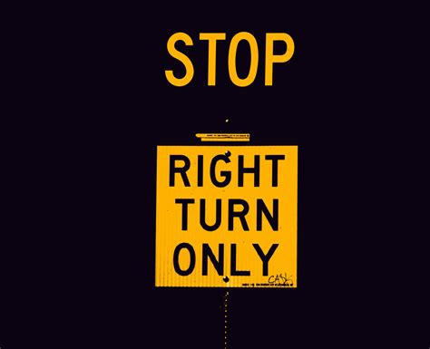 Stop No Right Turn Free Stock Photo Public Domain Pictures