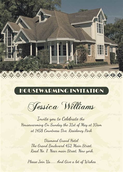 House Warming Invite Template