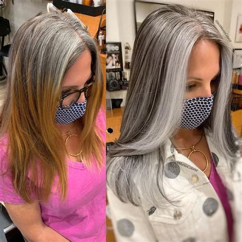 Stylist S Transformations Shows How Beautiful Gray Hair Color Can Be