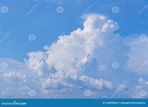 Beautiful Blue Sky And White Cloud Background Stock Photo Image Of