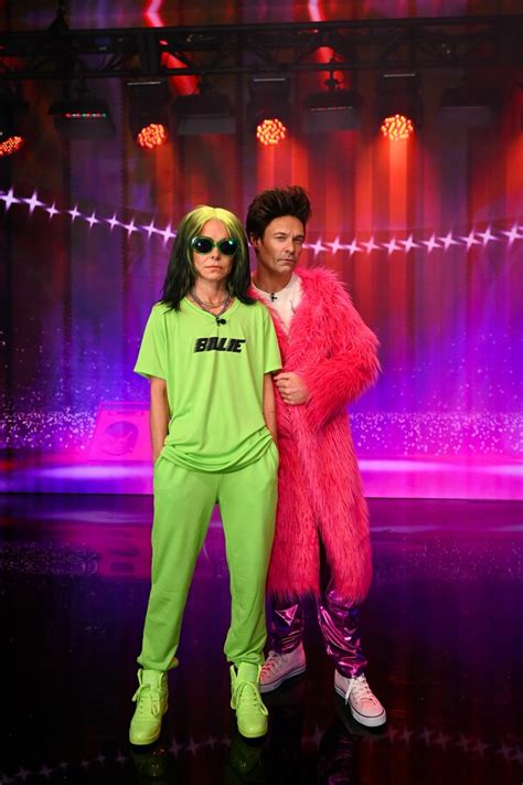 Kelly Ripa And Ryan Seacrest As Billie Eilish And Harry Styles For