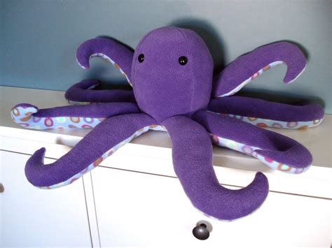 Fleece Menagerie Purple Octopus Sold