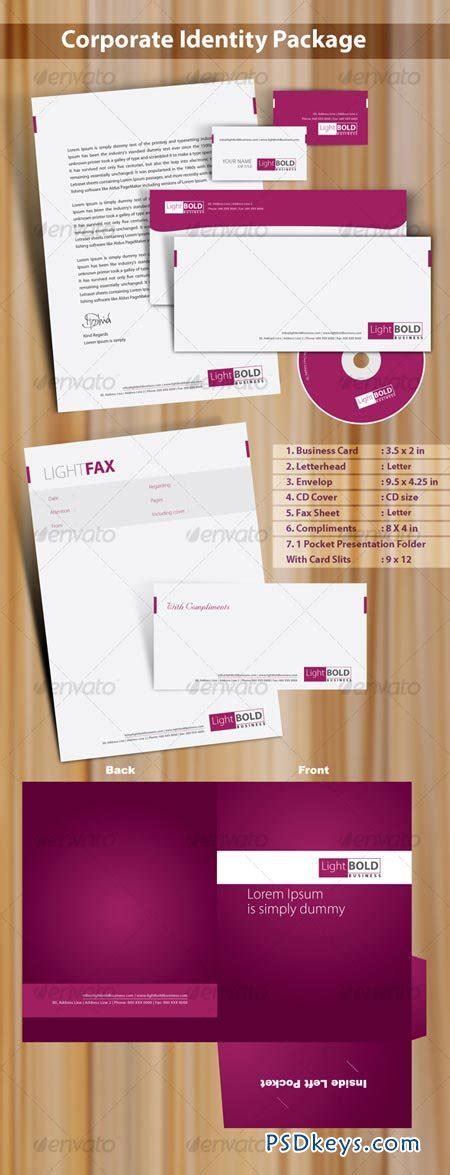 High Quality Print Ready Corporate Identity 7 Pack 56181 Free