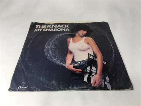 The Knack My Sharona 7 Vinyl Single 45 Rpm New Wave Bw Let Me Out