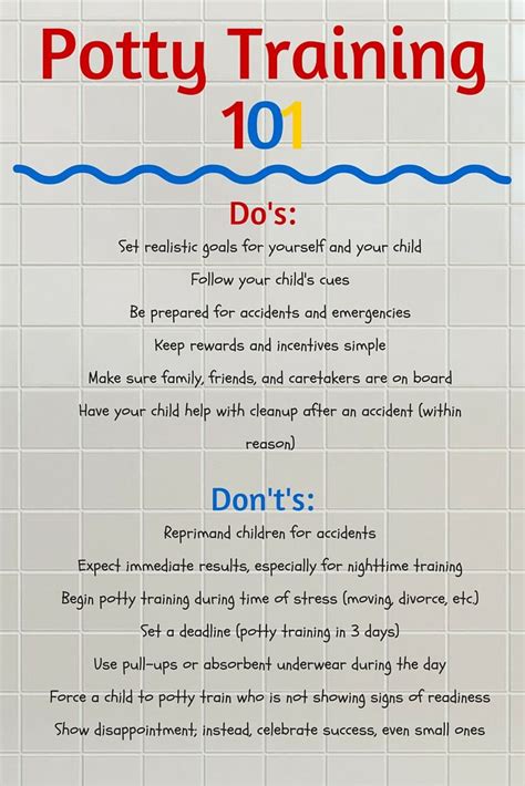Simple Potty Training Dos And Donts Easy Potty Training Potty