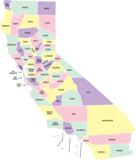 Download California Map Png Map Of California Png Clipartkey