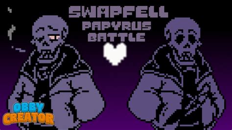 Swapfell Papyrus Fight Roblox Obby Creator By Dabignoobkingreturn