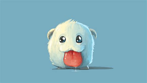 2048x1152 Cute White Poro 2048x1152 Resolution Hd 4k Wallpapers Images