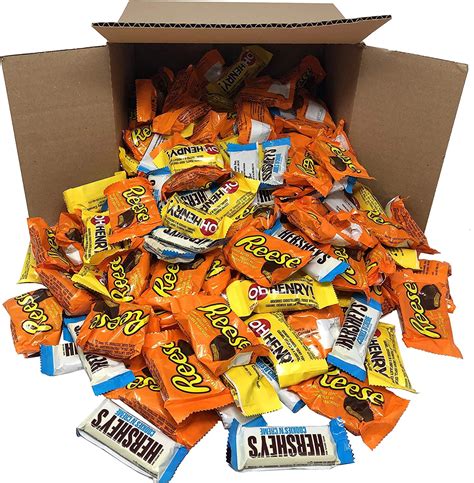 Bulk Chocolate Candy Bars Individually Wrapped Fun Mix Of Snack Size Chocolates Hershey Bars