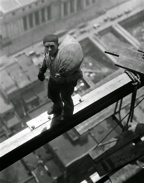 Worker On Beam Of Building At 40 Wall Street 1930 ~ Vintage Everyday