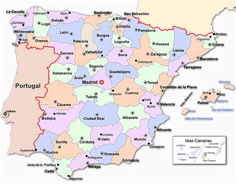 Turismo En Ourense Mapa Provincial De España