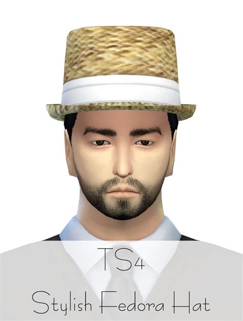 Happylifesims Fedora Hat Fedora Sims 4