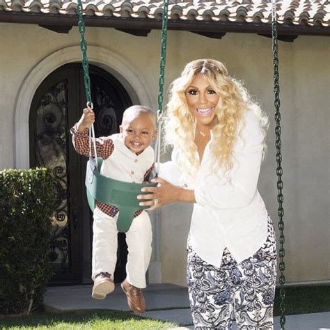 Instagrin Celebs Mommy And Son Tamar Braxton