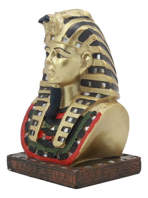 Ebros Ancient Egyptian Mask Of King Tut Bust Statue 6 Tall Pharaoh