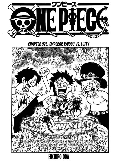 One Piece Chapter 923 One Piece Manga Online