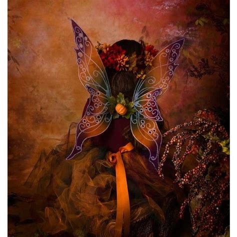Autumn Fairies Liked On Polyvore Autumn Fairy Fairy Art Faerie Wings