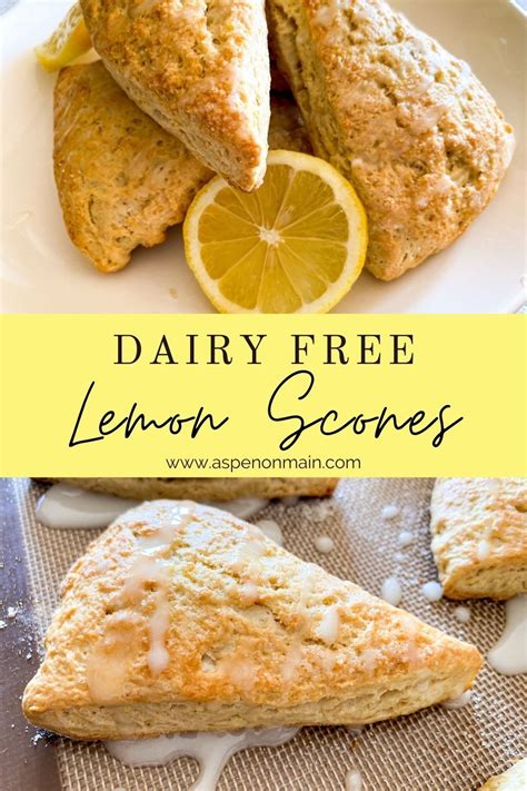 Looking For A Dairy Free Scone Recipe These Dairy Free Lemon Scones