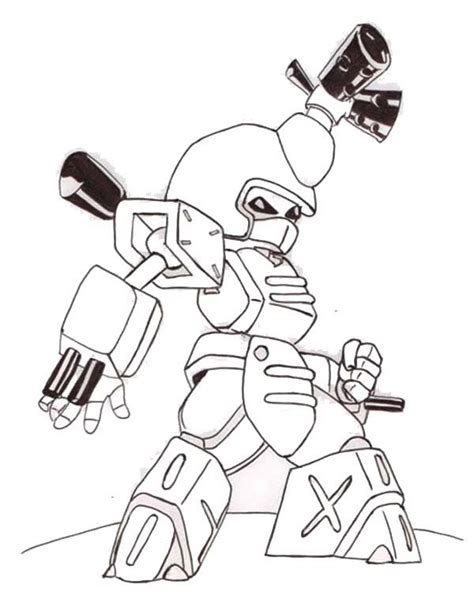 Medabots Coloring Pages 5 Online Coloring Pages Coloring Pages For Kids