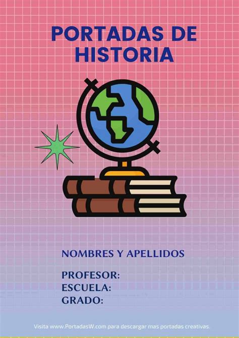 Portada De Historia Para Primaria En Word