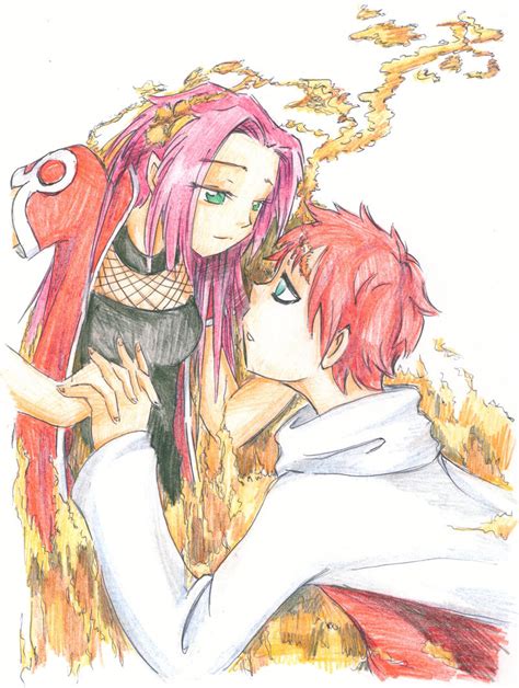 Gaara And Sakura By Yelowfox On Deviantart