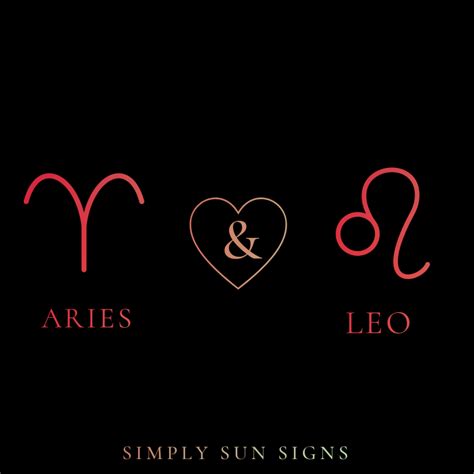 Aries Woman Leo Man Simply Sun Signs