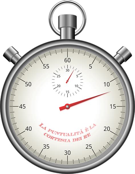 Stopwatch Minute Second Free Vector Graphic On Pixabay
