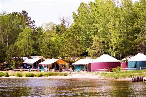 Camping Uncle Duckys Paddlers Village Campground Lake Superior