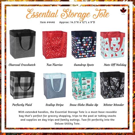Essential Storage Tote From Thirty One Ts Canada Fall 2019 Tote