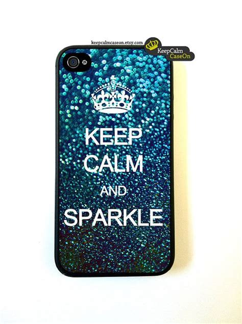 Keep Calm And Sparkle - iPhone 4 Case, iPhone 4s Case, iPhone 4 Hard Case, iPhone Case | Iphone ...