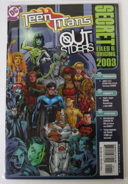 Secret Files And Origins Teen Titans Dc Comics 2003 Outsiders Eur 781