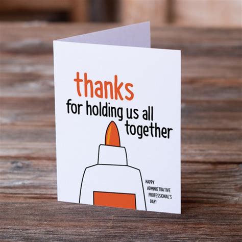 Secretaries, receptionists, assistants, and other staff are all recognized on this day for their hard work representing their companies. Administrative Professionals Day Greeting Card thanks for