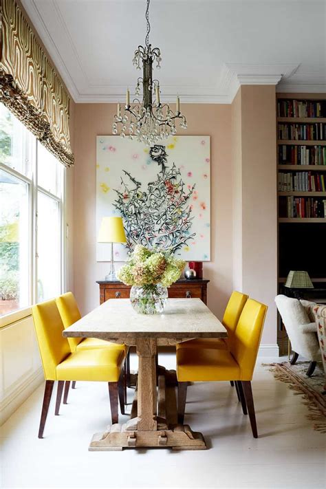 Yellow In Dining Room Trendir