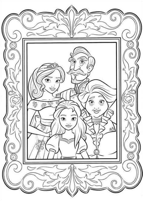 This free printable coloring page from disney elena of avalor will be lots of fun to color in with markers, crayons or colored pencils. Kids-n-fun.com | 44 coloring pages of Elena of Avalor