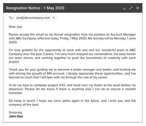 Resignation Letter New Job For Your Needs Letter Template Collection