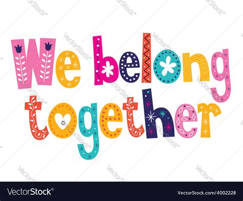 Wall Hangings We Belong Together Sign Home Décor Pe
