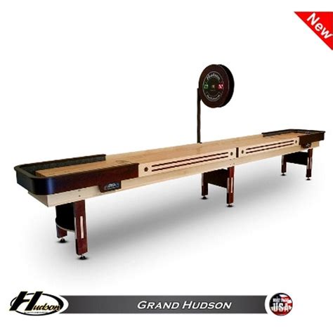 Hudson Grand Hudson Shuffleboard Table 9 22 Lengths With Custom Stai