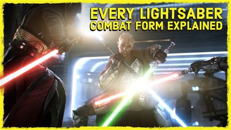 Every Single Lightsaber Combat Form And Fighting Technique Explained In