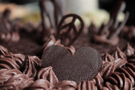 Free Images Love Heart Romantic Baking Dessert Close Up Chocolate Cake Icing Drops