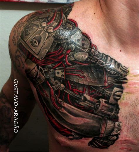 Under The Skin Robot Tattoo