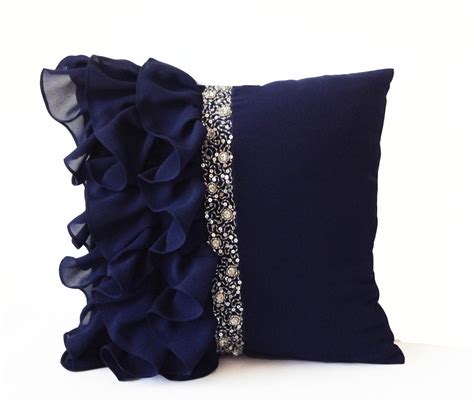 Blue & navy throw pillows you're currently shopping throw pillows filtered by blue and navy that we have for sale online at wayfair. Navy Blue Decorative Throw Pillows | Best Decor Things