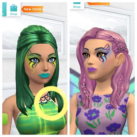 Appreciation Post For How Pretty My Original Two Sim Girls Are 💕 R