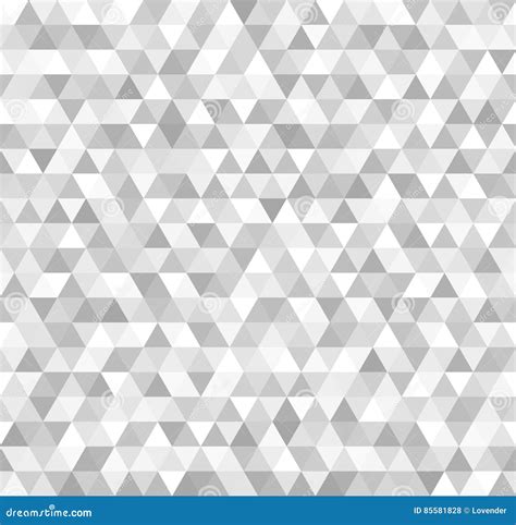 Silver Triangle Pattern Background For Invitation Card Or Holida