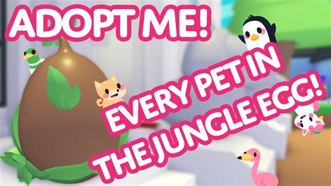 All Jungle Pets In Adopt Me Pets Retro