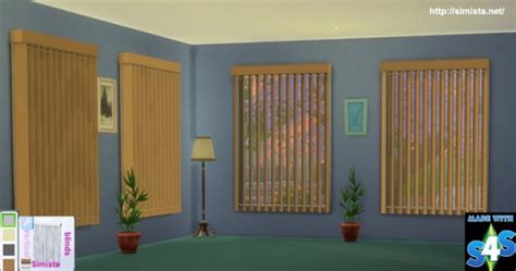 Simista Vertical Blinds Sims 4 Downloads